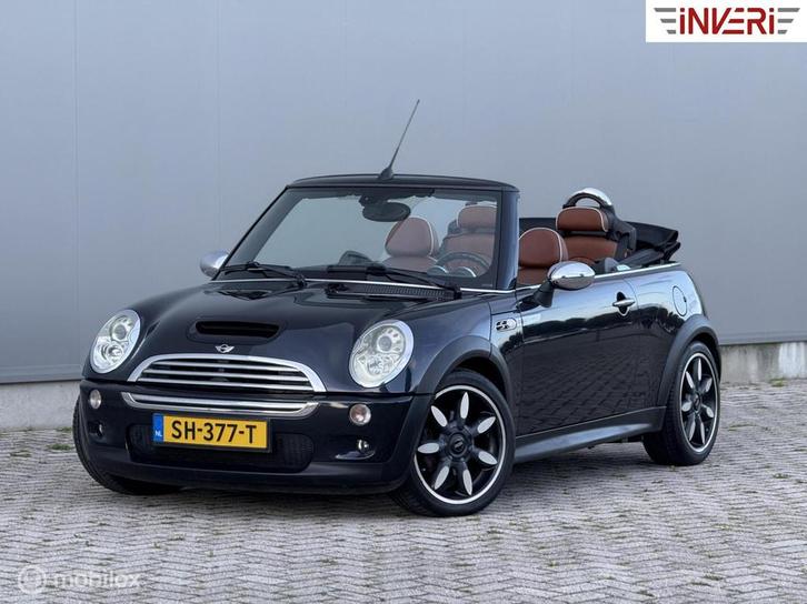 Mini Cabrio 1.6 Cooper S Sidewalk | Windscherm | Astro Black, Auto's, Mini, Bedrijf, Te koop, Cabrio, ABS, Airbags, Airconditioning