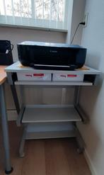 Computermeubel /Printerkastje 58,5x50x76cm met 2 ladeplanken, Ophalen, Gebruikt, 70 tot 120 cm