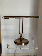 Vintage design bureau lamp, koper messing, Huis en Inrichting, Ophalen, Overige materialen, Midcentury modern, Zo goed als nieuw