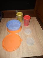 Tupperware “Kindersetje peuterbord met 2 bekers”, Nieuw, Ophalen of Verzenden, Nieuw, Blauw, Overige typen