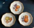 10-hoekige sierborden, borden fruit; Bavaria Tirschenreuth, Antiek en Kunst, Antiek | Servies los, Ophalen of Verzenden