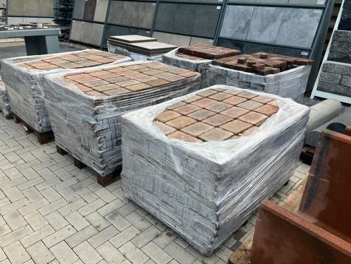trommel stenen 20x15x6 partij van 35 m2, Tuin en Terras, Tegels en Klinkers, Nieuw, Klinkers, Beton, 10 m² of meer, Ophalen