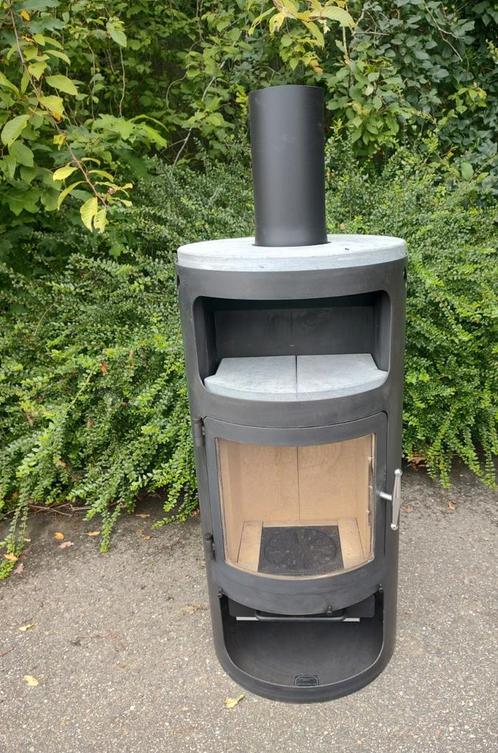 Deense speksteenkachel houtkachel Danflame 4., Huis en Inrichting, Kachels, Gebruikt, Houtkachel, Hout, Ophalen of Verzenden