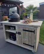 Bbqtafel buitenkeuken barbecue tafel tuin steigerhout, Vrijstaand, Ophalen of Verzenden, Houtskool