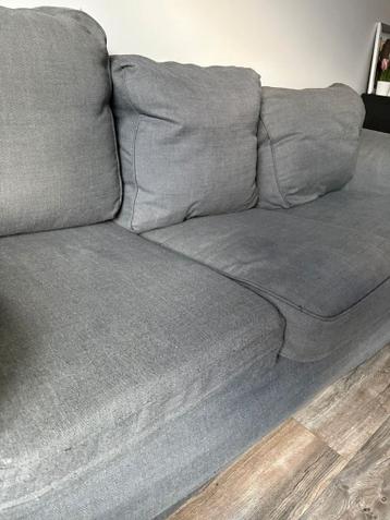 2x Ikea Ektorp 3-zitsbank - Grijs - Gratis Ophalen! - afbeelding 5