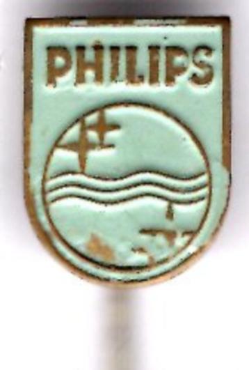 Philips mintgroen op zilverkleurig speldje ( V_209a ) beschikbaar voor biedingen