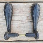 Klassieke deurklinken deurkrukken gemaakt van smeedijzer, Verzenden, Zo goed als nieuw, IJzer, Klink of Kruk