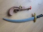 Piratenzwaard en pistool, Ophalen, Gebruikt