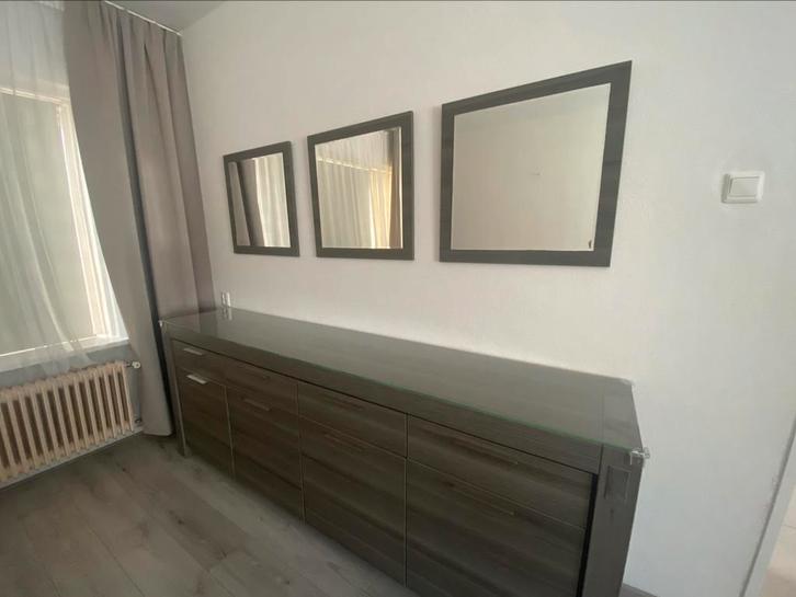 Complete meubelset grijs eikenhout, Huis en Inrichting, Kasten | Dressoirs, Zo goed als nieuw, 150 tot 200 cm, 25 tot 50 cm, Eikenhout
