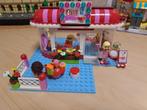 lego friends park cafe 3061, Kinderen en Baby's, Speelgoed | Duplo en Lego, Ophalen of Verzenden, Zo goed als nieuw, Complete set