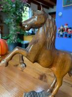 Houtsnijwerk beeld van een steigerend paard, Ophalen of Verzenden