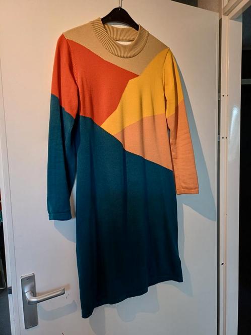 Dedicated Gebreide Jurk - Maat L - Organisch Katoen, Kleding | Dames, Jurken, Zo goed als nieuw, Maat 42/44 (L), Overige kleuren