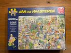 Puzzel Jan van Haasteren. 1000 stukjes. Het tuincentrum., Hobby en Vrije tijd, Denksport en Puzzels, Ophalen of Verzenden, 500 t/m 1500 stukjes