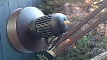vintage schaarlamp - industriële metalen architectenlamp 70s beschikbaar voor biedingen