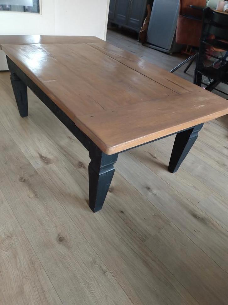 Cottage Stijl Salontafel - Massief Eiken, Huis en Inrichting, Tafels | Salontafels, Gebruikt, 50 tot 75 cm, 50 tot 100 cm, 100 tot 150 cm