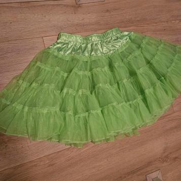 Petticoat felgroen dames 