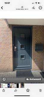 Hardhouten voordeur, Ophalen, 80 tot 100 cm, 200 tot 215 cm, Buitendeur