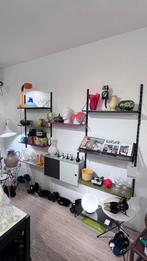 Vintage 50s 60s Pilastro wandsysteem wandrek wandkast retro, Ophalen, Gebruikt, Pilastro, X