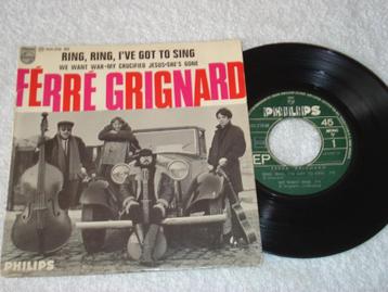 Ferre Grignard  EP   Ring Ring ive got To Sing      Orgineel beschikbaar voor biedingen