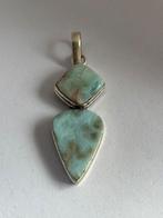 Larimar Edelsteen Hanger - Handgemaakt, Overige voorstellingen, Blauw, Nieuw, Ophalen of Verzenden