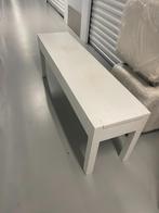 Witte side table, Huis en Inrichting, Tafels | Sidetables, Ophalen, Gebruikt, Grenenhout, 25 tot 50 cm