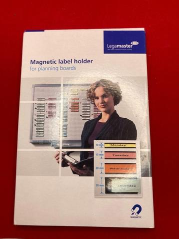 MAGNETISCH ETIKETHOUDER 15X60 mm   beschikbaar voor biedingen