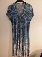 Jurk kniel.105cm CAMS medium jeansblauw +wit 1week gedragen., Maat 38/40 (M), Blauw, Ophalen of Verzenden, Knielengte