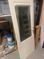 Nieuwe deur hardhout 77,5 x200,5 compleet, Doe-het-zelf en Verbouw, Deuren en Horren, Ophalen, Minder dan 80 cm, Nieuw, Buitendeur