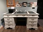 Buro Engels Mahonie teak wit geverfd, Ophalen, Gebruikt, Bureau