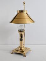 Vintage Paris-Istanbul, Orient Express koperen tafellamp, Ophalen of Verzenden