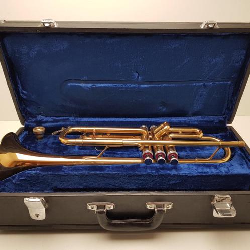 Trompet in Koffer met Mondstuk | In Nette Staat, Muziek en Instrumenten, Blaasinstrumenten | Saxofoons, Zo goed als nieuw