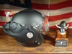 Roof desmo helm mat zwart XS motor scooter helm brommer helm, Nieuw met kaartje, Overige merken, Systeemhelm, Dames