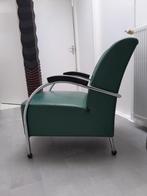 Vintage buisframe fauteuil, Huis en Inrichting, Fauteuils, Ophalen, Gebruikt, Vintage, 50 tot 75 cm
