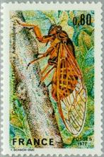 FRANKRIJK 44 - Dieren: insecten (cicade), Postzegels en Munten, Ophalen of Verzenden, Dier of Natuur, Postfris