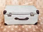 Vintage koffer (groot) rond 1950 met bijbehorende sleutel, Overige materialen, Gebruikt, 50 tot 60 cm, Slot