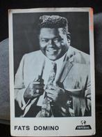 kaart Fats Domino, Verzamelen, Ophalen of Verzenden, 1940 tot 1960, Gelopen, Sterren en Beroemdheden