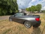BMW 218i cabrio 2018 Leder, navigatie, stoelverw., Auto's, Euro 5, Beige, Cabriolet, 4 stoelen