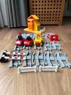 Duplo trein, rails met huisje, Ophalen, Zo goed als nieuw, Duplo