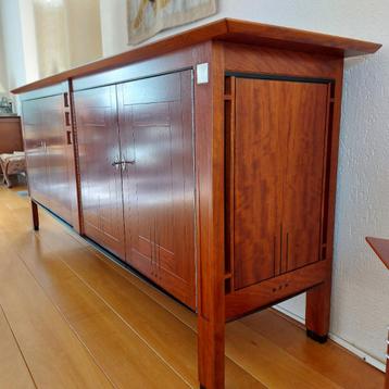 ArtDéco Schuitema massief ingelegd houten dressoir Thompson  beschikbaar voor biedingen