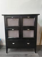 Zwarte Kast 80x39x91,5, Huis en Inrichting, Kasten | Overige, Ophalen, Gebruikt