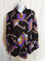 Gave jaren 70 blouse, puntkraag Mt M, Maat 38/40 (M), Carnaval, ., Ophalen of Verzenden
