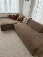 4x6 sofa modulaire bruin bank veloursstof Taupe velours, Ophalen, 250 tot 300 cm, Gebruikt, Modern modulair