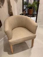 Fauteuil beige kleur, Huis en Inrichting, Ophalen, Nieuw, 75 tot 100 cm, 50 tot 75 cm