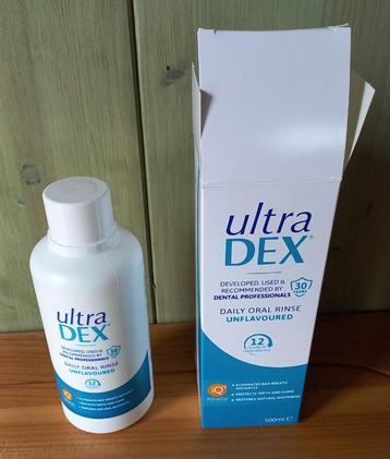Ultradex NIEUW , verzegeld mondwater smaakvrij beschikbaar voor biedingen