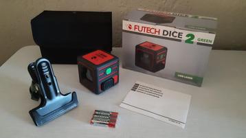 Nieuw! Futech Dice 2 kruislijnlaser - groen laserlicht beschikbaar voor biedingen