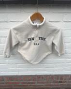 Witte fleece trui New York U.S.A. maat 92 (2-3Y), Ophalen of Verzenden, Zo goed als nieuw, Jongen of Meisje, Trui of Vest