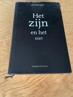 Jean Paul Sartre - Het zijn en het niet (Lemniscaat), Verzenden, Zo goed als nieuw, Algemeen, Jean Paul Sartre