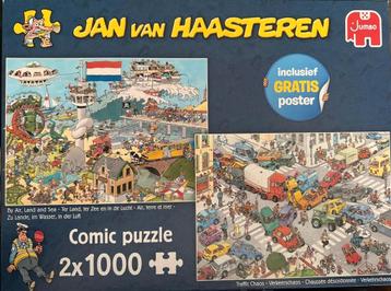 Jan van Haasteren 2 in 1 Ter land Ter Zee/Verkeerschaos beschikbaar voor biedingen