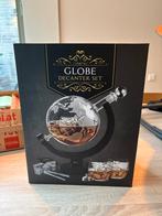 Globe Decanter Set - Whiskey & Sterke Drank, Ophalen of Verzenden, Nieuw, Bruin, Overige materialen
