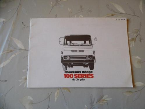Dodge 100  (Chrysler), Boeken, Auto's | Folders en Tijdschriften, Zo goed als nieuw, Overige merken, Verzenden